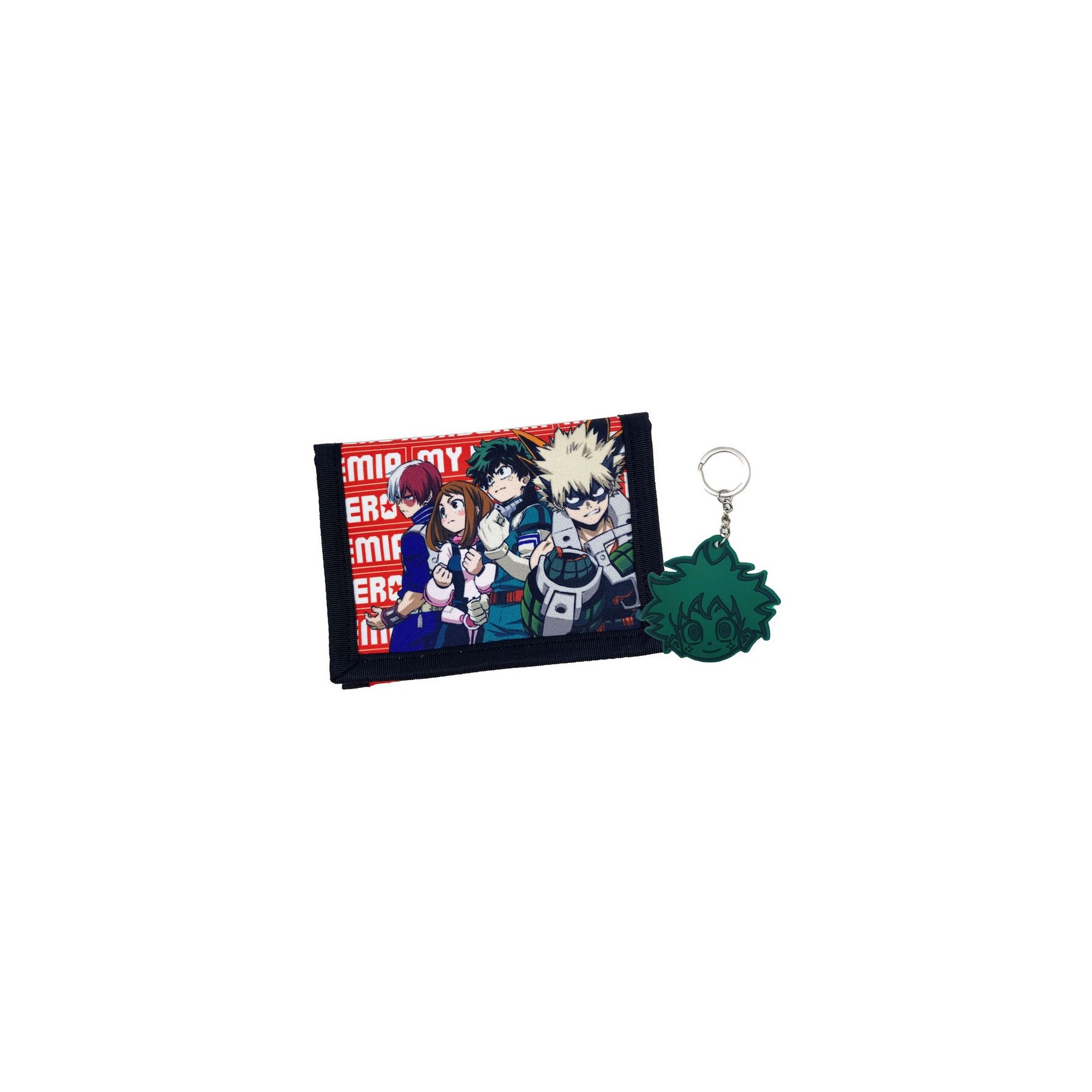 Set Cartera + Llavero My Hero Academia