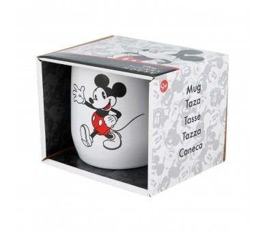 Taza Nova De Cerámica De 380 Ml De Mickey Mouse 90 Stor