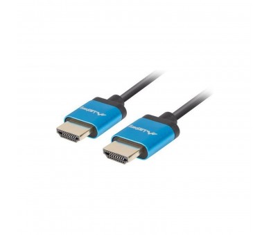 Cable Hdmi Lanberg Macho - Macho V2.0 4K Slim 1M Negro