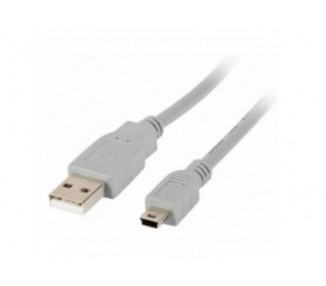 Cable Usb Lanberg 2.0 Macho - Mini Usb Macho 1.8M Gris