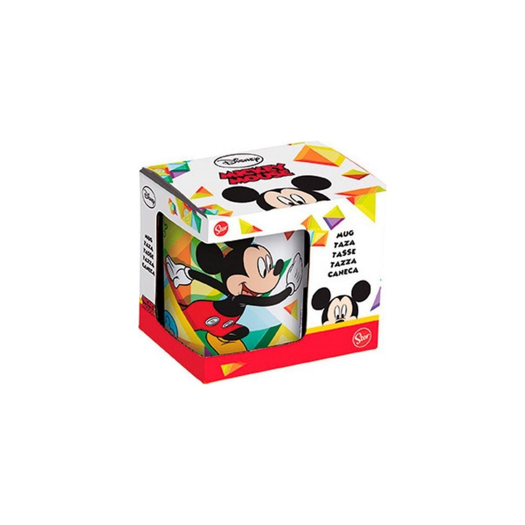 Taza De Cerámica De 325 Ml En Caja Regalo De Mickey Mouse Di