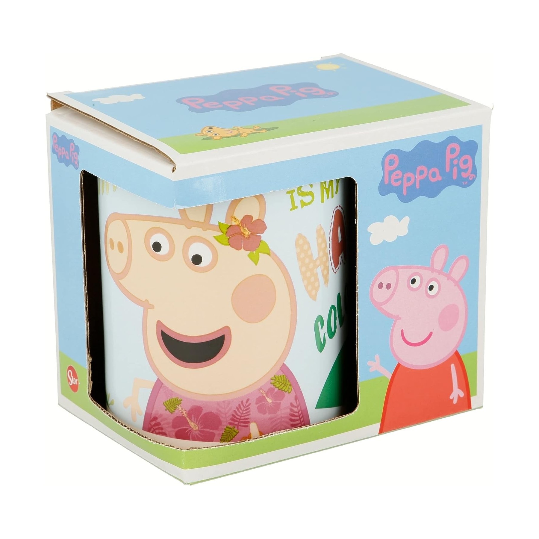 Taza De Cerámica De 325 Ml En Caja Regalo De Peppa Pig