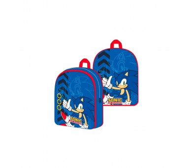 Mochila Sonic The Hedgehog 30Cm 6 Unidades