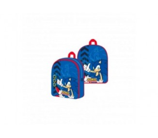 Mochila Sonic The Hedgehog 30Cm 6 Unidades