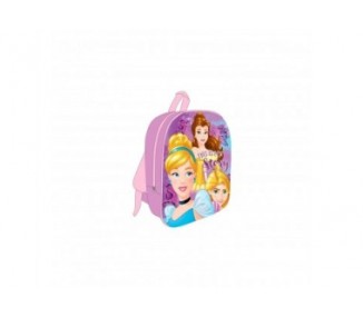 Mochila 3D Princesas Disney 30Cm