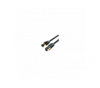 Cable De Red Rj45 Sftp Vention Ikabd Cat.8/ 50Cm/ Negro