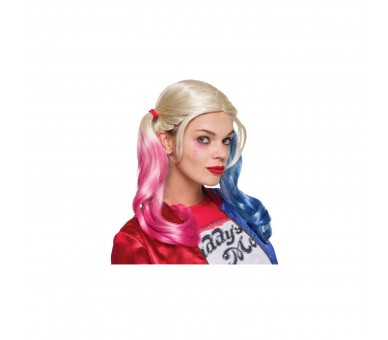 Peluca Harley Quinn Dc Comics Adulto