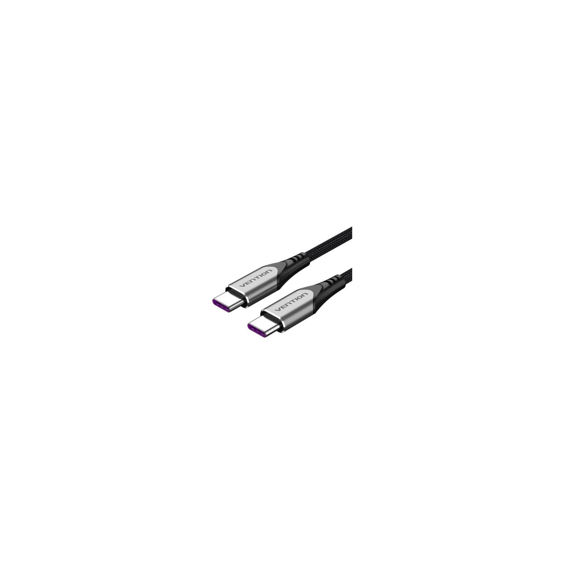 Cable Usb 2.0 Tipo-C 5A 100W Vention Taehf/ Usb Tipo-C Macho