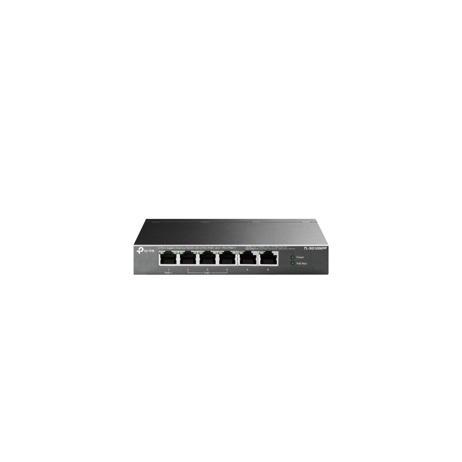 Tp-Link Tl-Sg1006Pp Switch 6Xgb (3Xpoe+ 1Xpoe++)