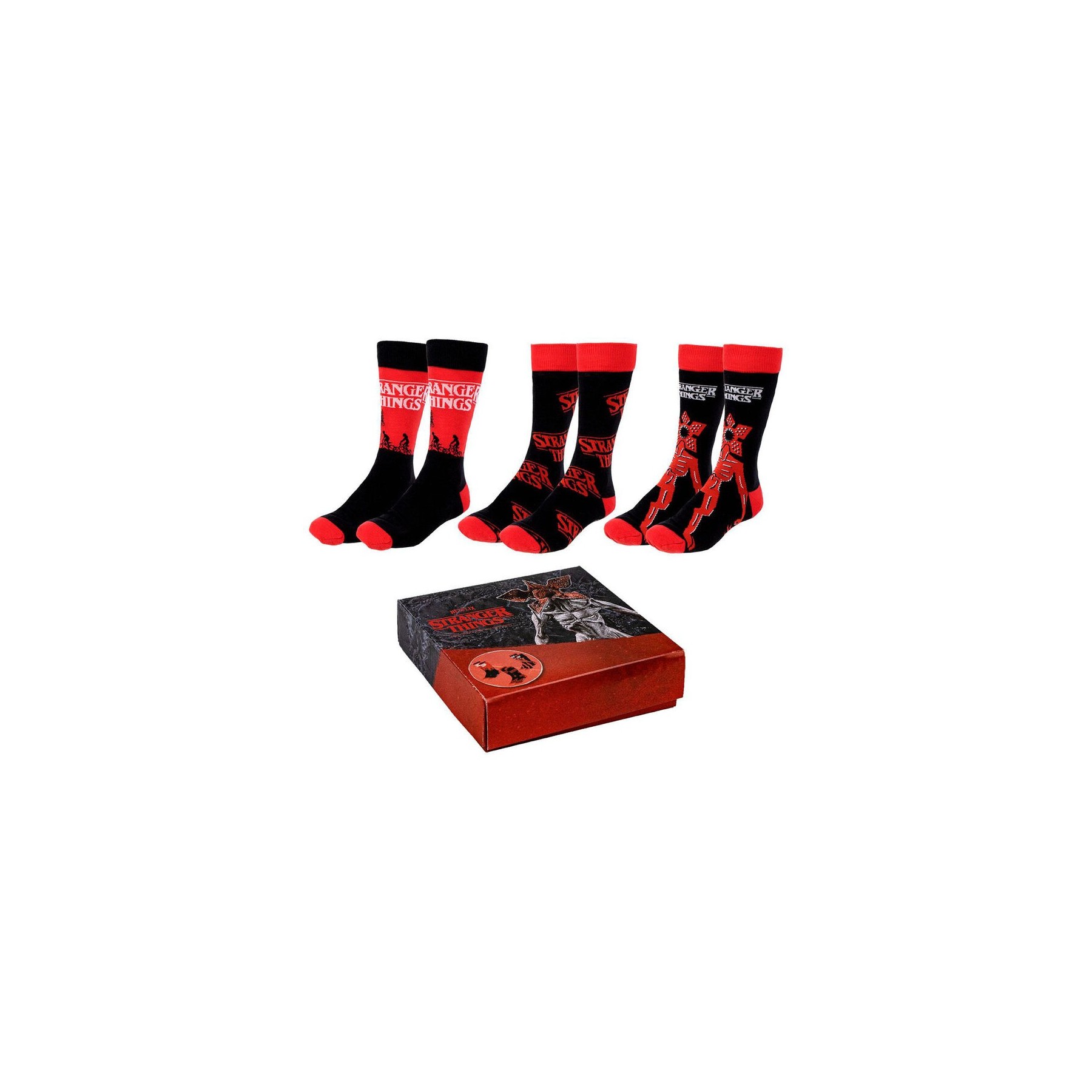 Set 3 Calcetines Stranger Things Adulto