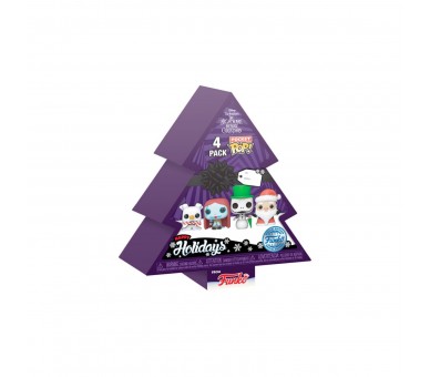 Arbol Con 4 Figuras Pocket Pop Disney Pesadilla Antes De Nav