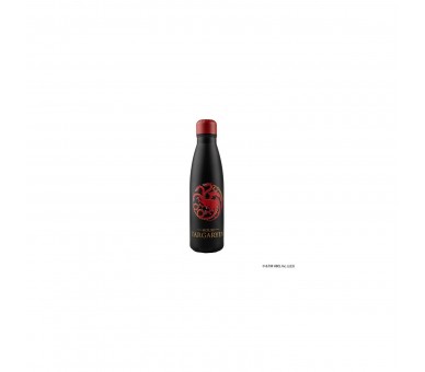 Botella Metálica Casa Targaryen 500 Ml, 7X26,5 Cm