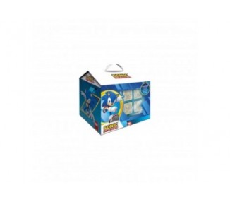 Set Papeleria Casa Sonic The Hedgehog 20Pzs