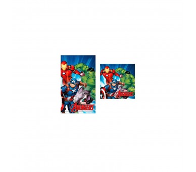 Set 2 Toallas Vengadores Avengers Marvel Algodon 12 Unidades