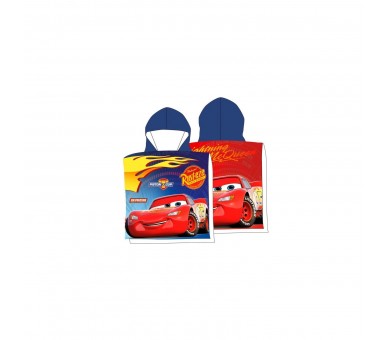 Poncho Toalla Cars Disney Microfibra 10 Unidades