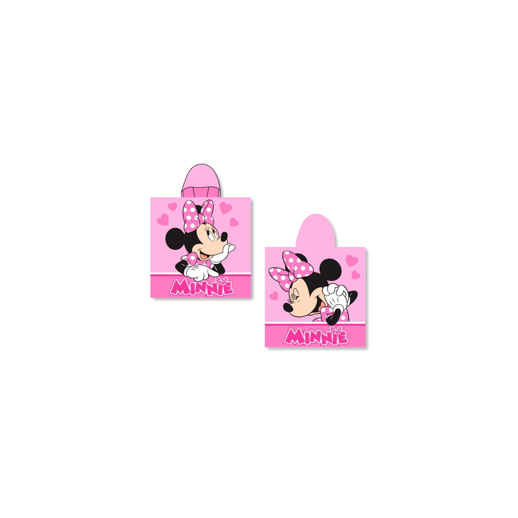 Poncho Toalla Minnie Disney Algodon 10 Unidades