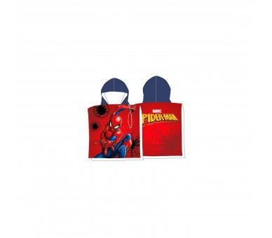 Poncho Toalla Spiderman Marvel Algodon 10 Unidades