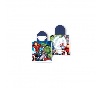 Poncho Toalla Vengadores Avengers Marvel Algodon 10 Unidades