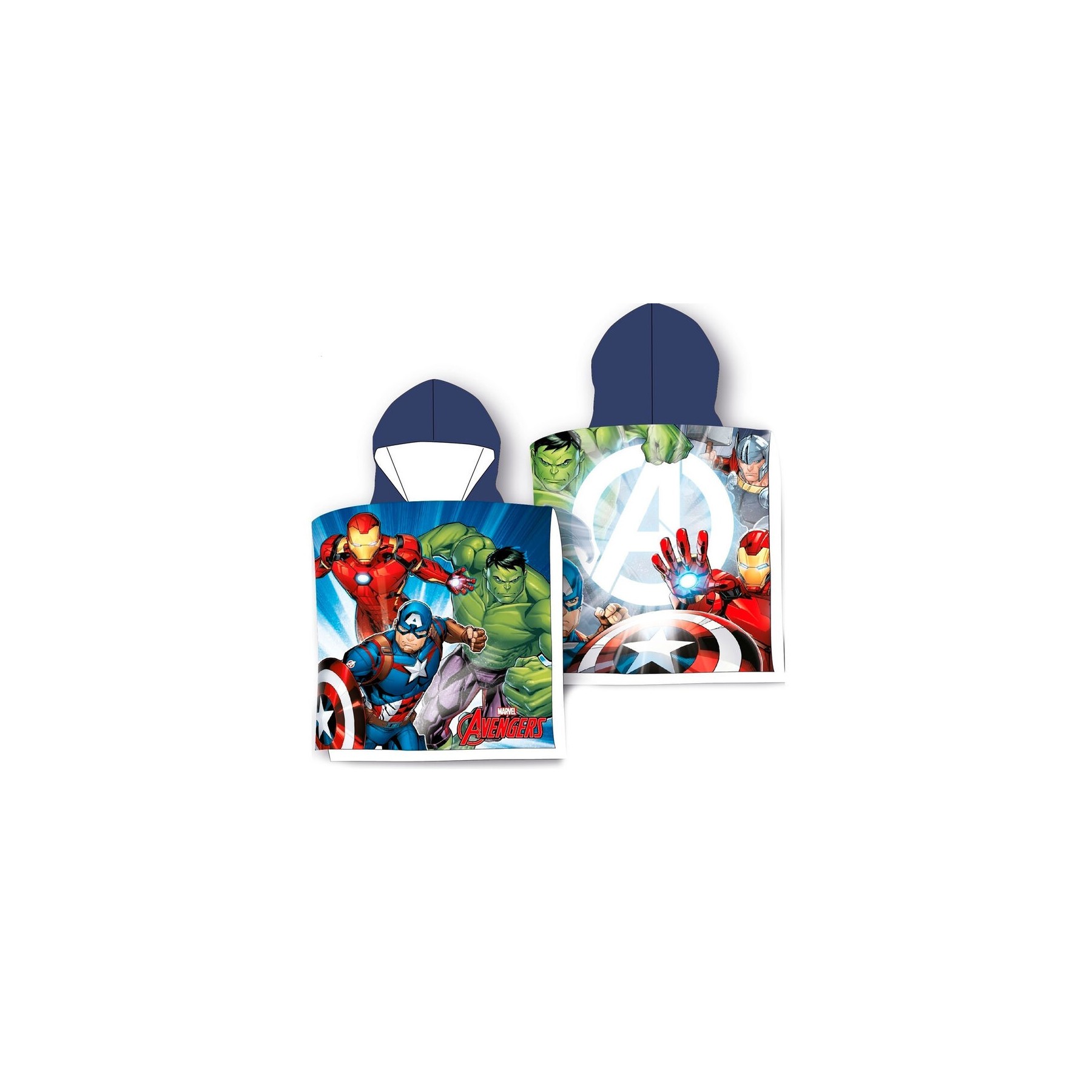 Poncho Toalla Vengadores Avengers Marvel Algodon 10 Unidades