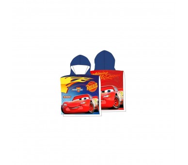 Poncho Toalla Cars Disney Algodon 10 Unidades