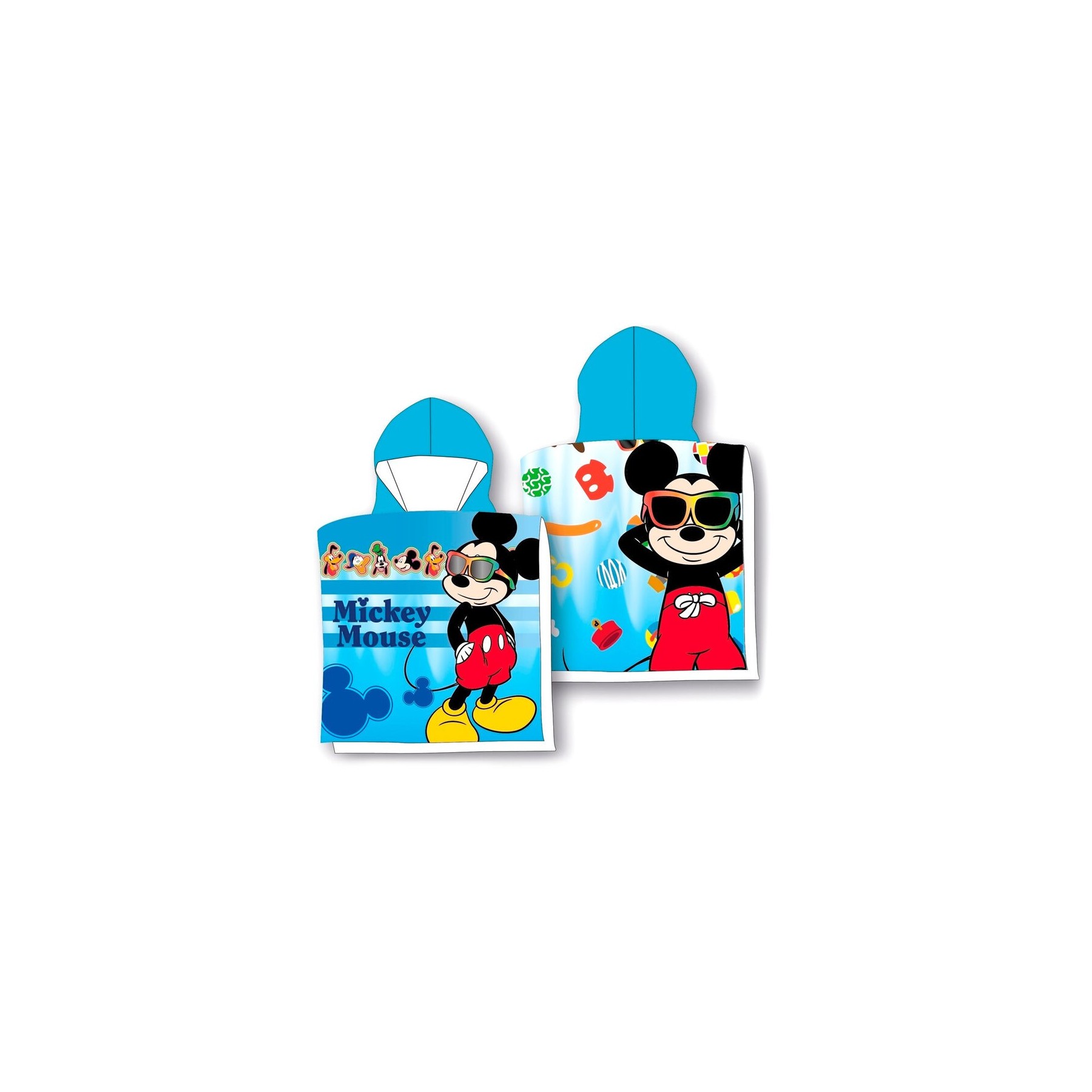 Poncho Toalla Mickey Disney Algodon 10 Unidades