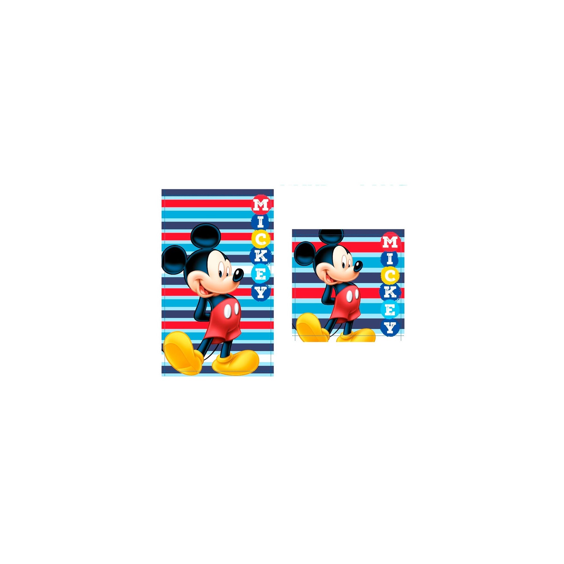 Set 2 Toallas Mickey Disney Algodon 12 Unidades