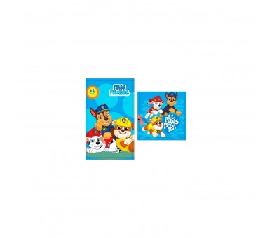 Set 2 Toallas Patrulla Canina Paw Patrol Algodon 12 Unidades