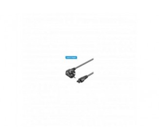 Cable De Alimentación Vention Zckbac/ Iec C5 Hembra Cee7 Mac