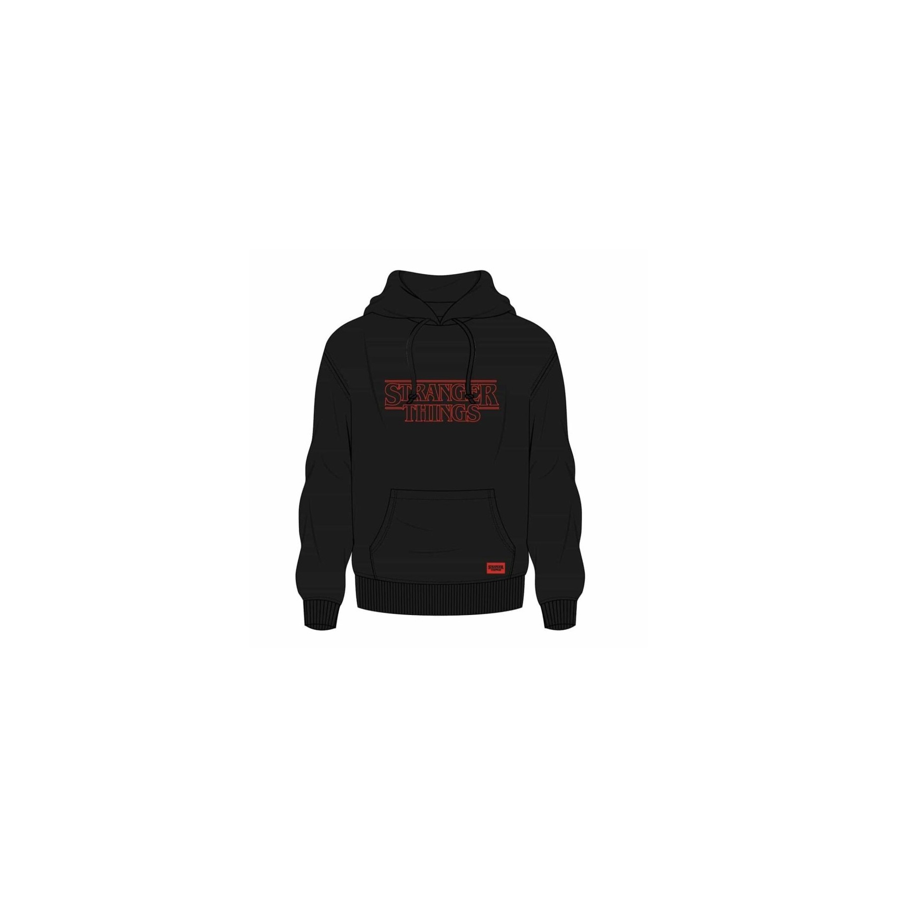 Sudadera Con Capucha Logo Stranger Things M