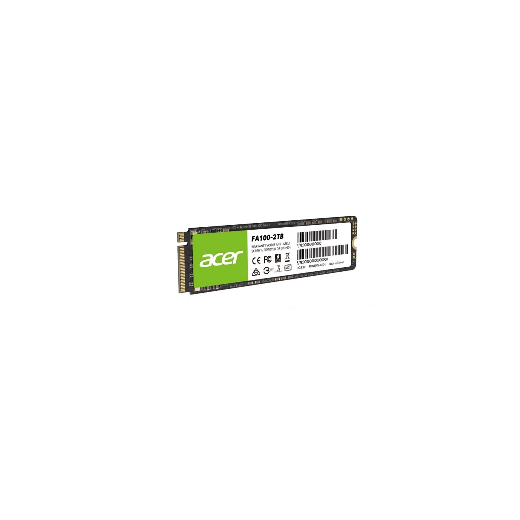 Acer Ssd Fa100 1Tb Pcie Gen3 M.2