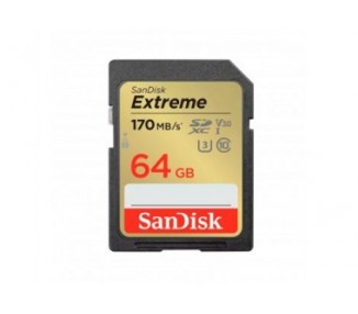 Sandisk Extreme Tarjeta Memoria Sdxv2 C10 Uhs-I U3 De 64 Gb