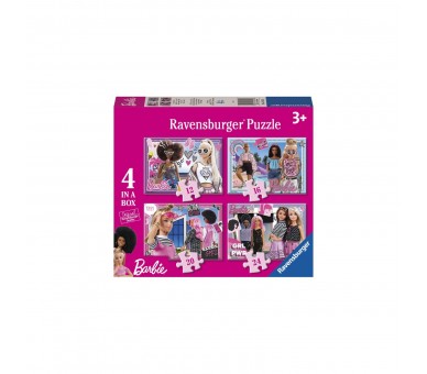 Puzzle Barbie 12-16-20-24Pzs