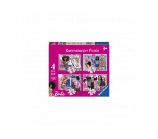 Puzzle Barbie 12-16-20-24Pzs