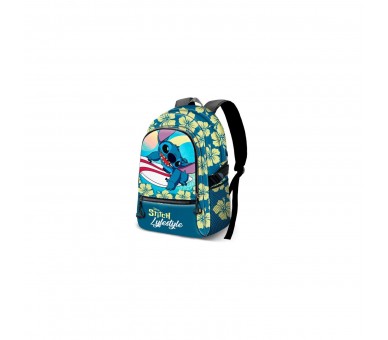 Mochila Lifestyle Stitch Disney 44M Adaptable