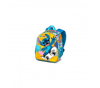 Mochila 3D Skater Stitch Disney 31Cm