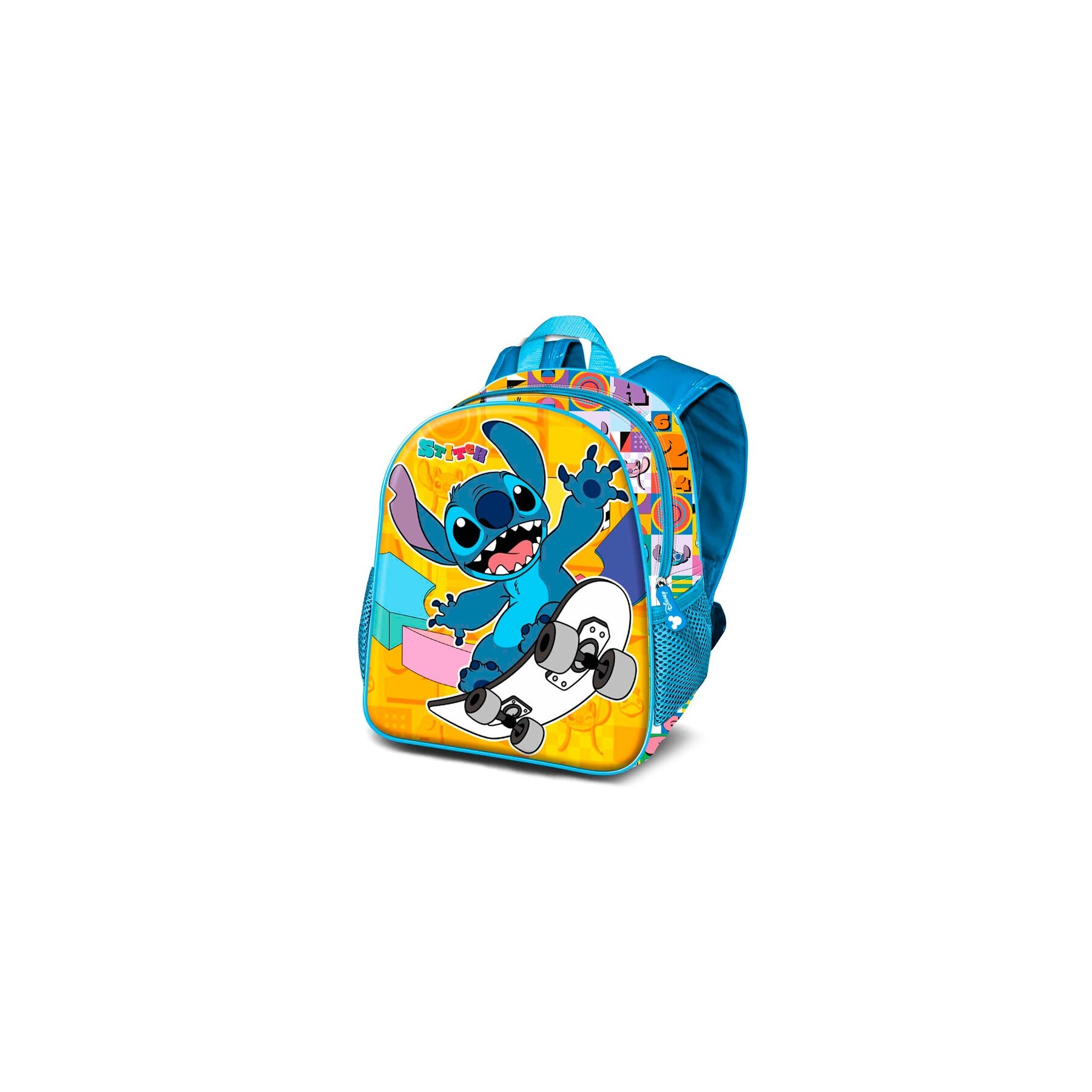 Mochila 3D Skater Stitch Disney 31Cm