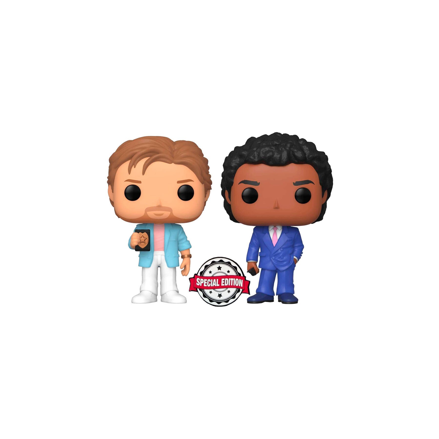 Set 2 Figuras Pop Miami Vice Crockett And Tubbs Exclusive