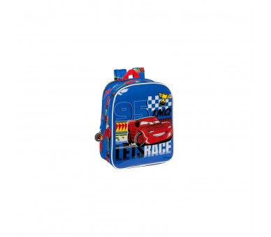 Mochila Race Ready Cars Disney 27Cm Adaptable