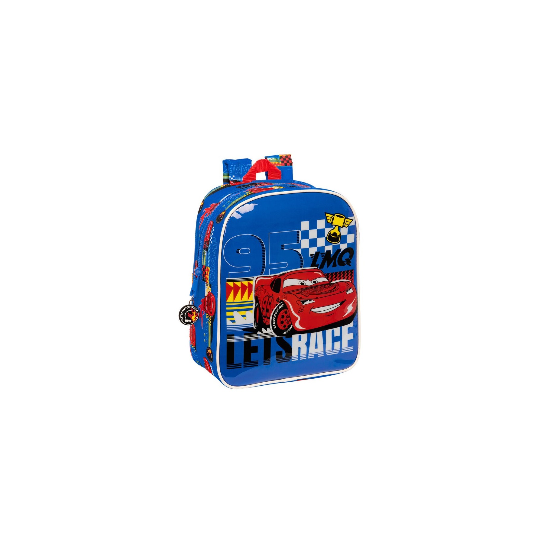 Mochila Race Ready Cars Disney 27Cm Adaptable