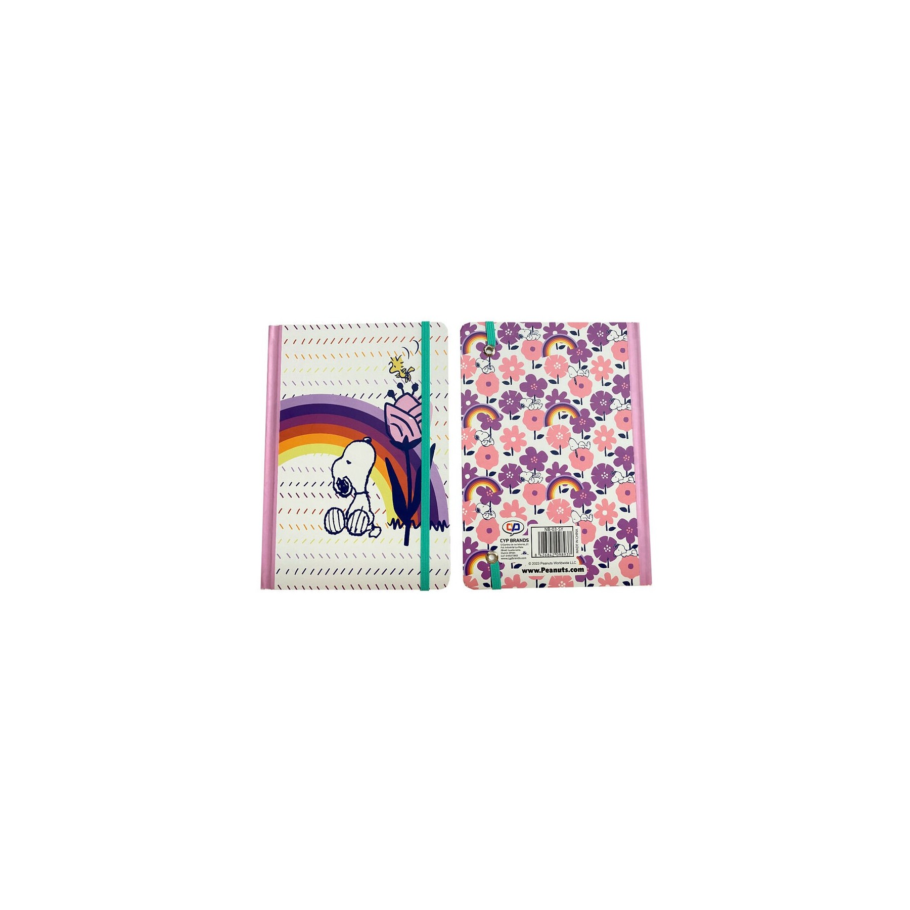 Libreta  A5 Arco Iris Snoopy