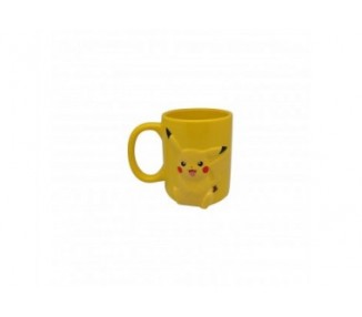 Taza 3D Pikachu Pokemon 325Ml