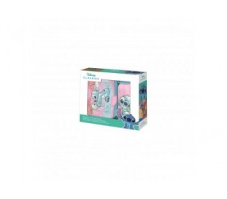 Sandwichera + Cantimplora Aluminio Stitch Disney 500Ml