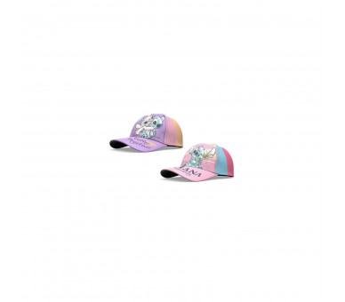 Gorra Stitch Disney Algodon Surtido 8 Unidades