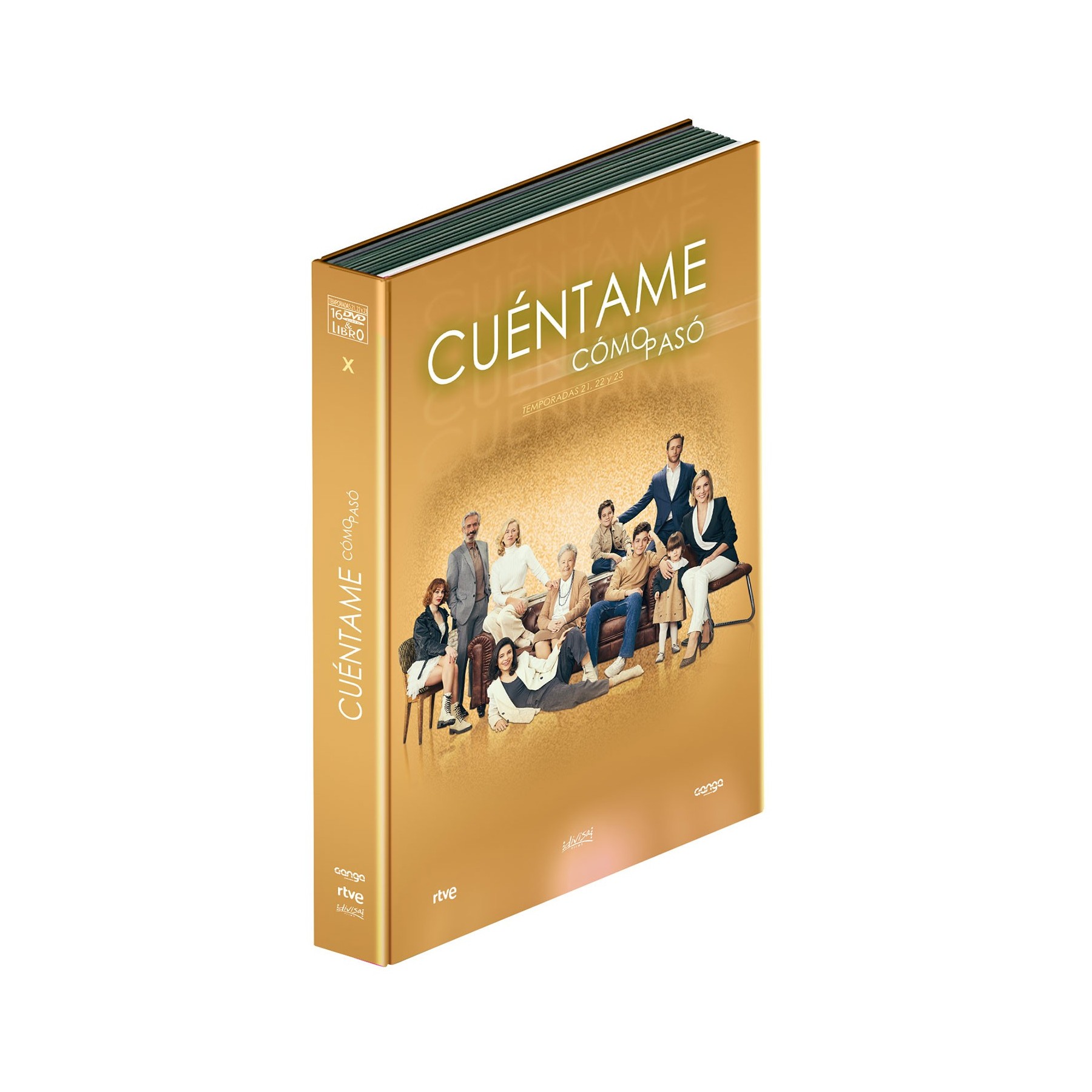 Dvd - Cuentame Como Paso V.10(T21-23)16Dvd+Lib