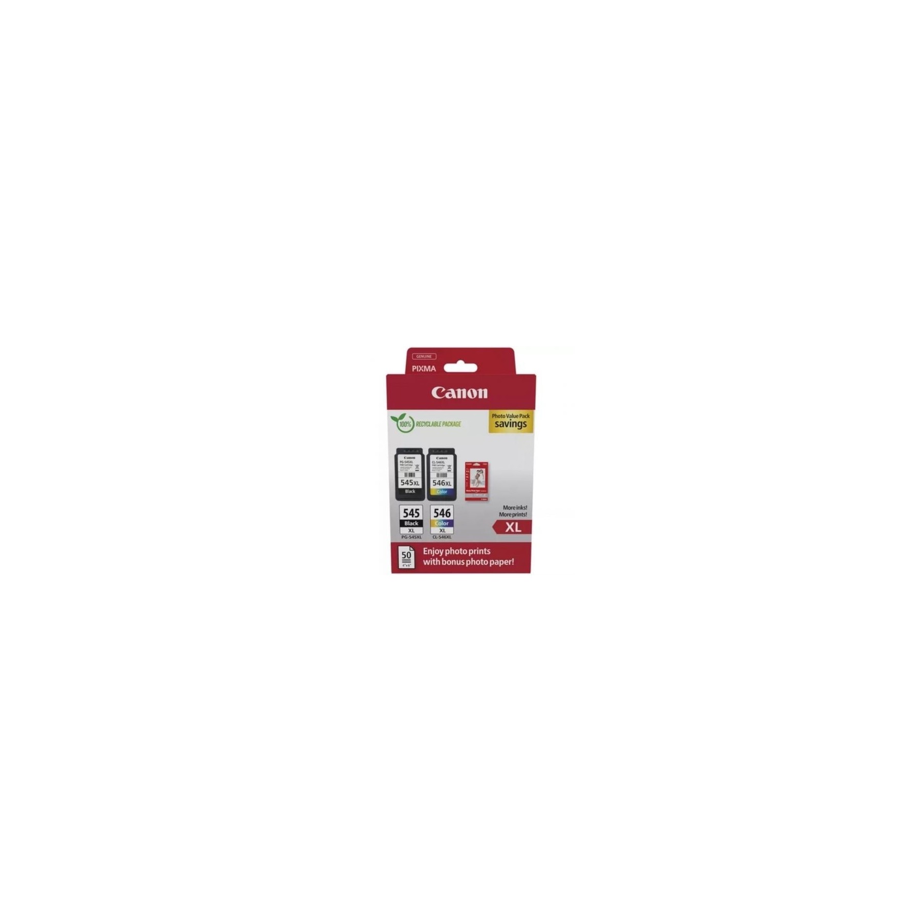 Cartucho De Tinta Original Canon Pg-545Xl + Cl546Xl Multipac