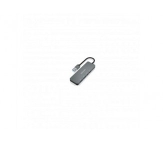 Hub Usb 3.2 Aisens A106-0696/ 2Xusb/ 2Xusb Tipo-C/ Gris