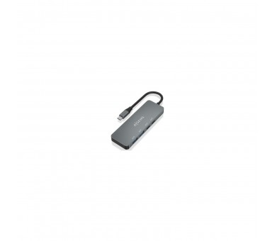 Hub Usb Tipo-C Aisens A109-0694/ 2Xusb/ 2Xusb Tipo-C/ Gris