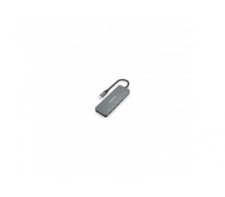 Hub Usb Tipo-C Aisens A109-0695/ 4Xusb Tipo-C/ Gris