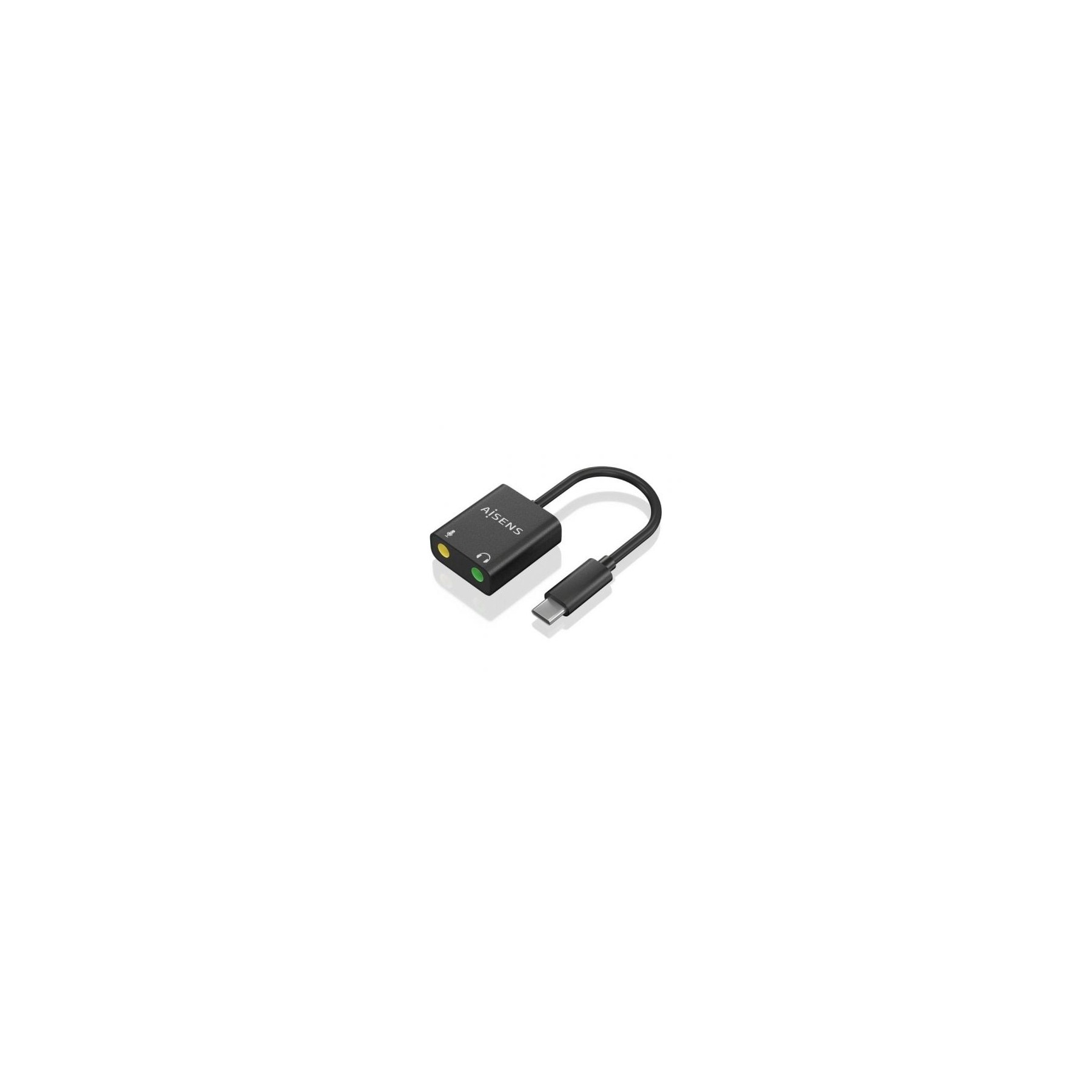 Tarjeta De Sonido Aisens A109-0767/ Usb-C Macho 2Xjack 3.5 H