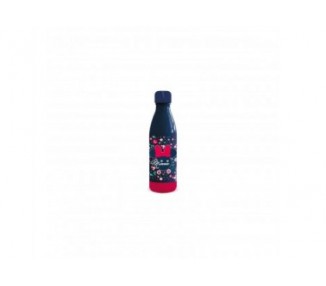 Botella De Plástico Minnie Mouse Flores 660 Ml